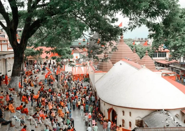 Kamakhya Temple during the four days of the festival
