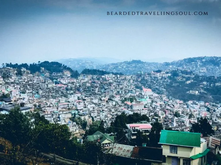 A view of Kohima Town from Aradura hills