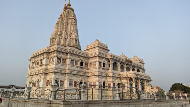 Captivating architecture of Prem Mandir in Vrindavan